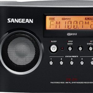 Sangean PR-D5BK AM/FM Portable Radio with Digital Tuning and RDS (Black) Black